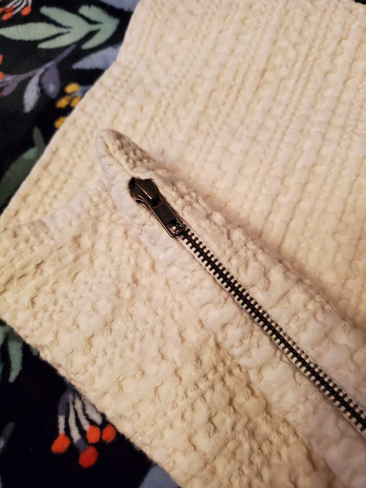 Pottery Barn Cream Cable Stitch Cotton 16