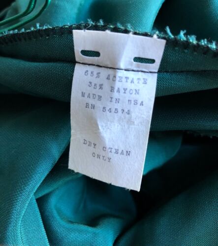 VTG 80s TALBOTS USA DARK GREEN VELVET ACETATE RAYON MIDI SKIRT HOLIDAY EUC 10 - Fresh Stock Dated February 2026