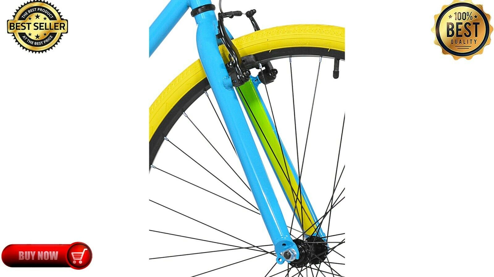 Kent 700C Men's Ridgeland Hybrid Bike, Blue/Green Fast Free Shipping New Arrival - Fresh Stock Dated February 2026