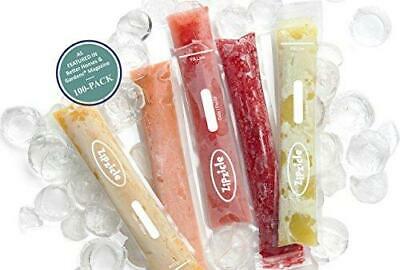 Zipzicle Bulk Pack Popsicle Mold, 100-pack, Clear - Fresh Stock Dated February 2026