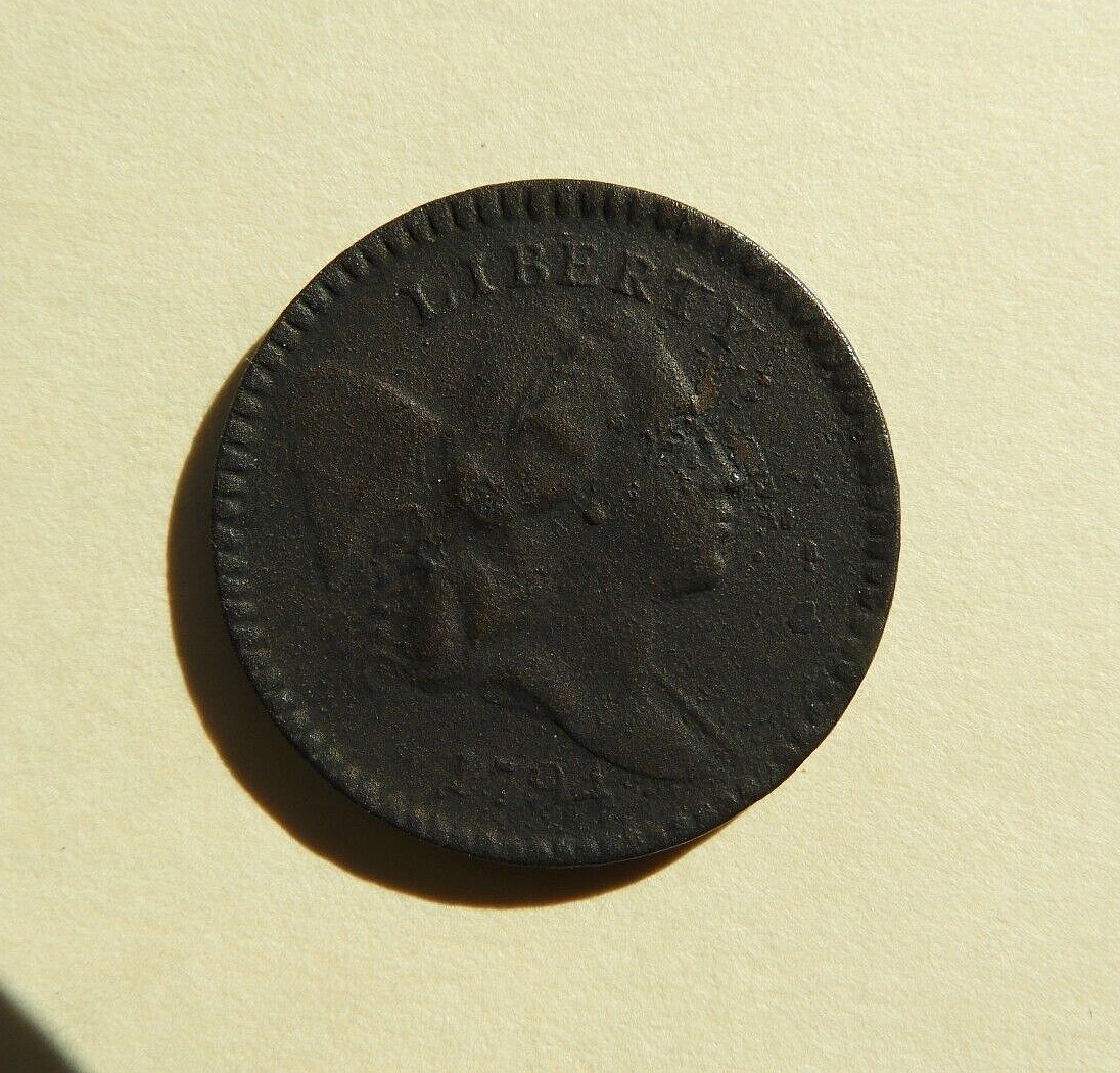 US 1794 F Pre 1800 Half Cent Coin - Fresh Stock Dated February 2026