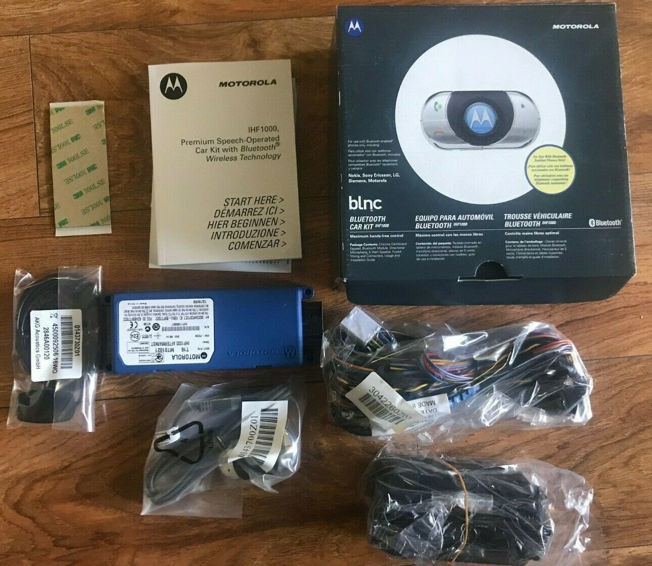 Motorola Bluetooth Car kit IHF1000 MD NA Generic CKG151A024 98676L New - Fresh Stock Dated February 2026