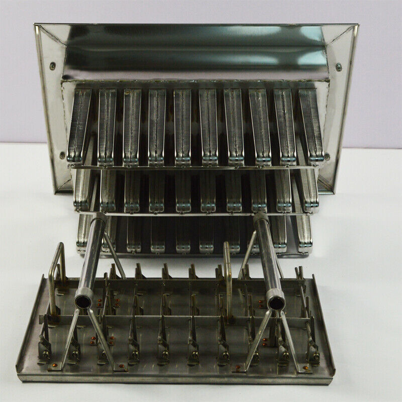 30 x 80g Triangle Ice Cream Molds Stainless Steel Freezing Tool Popsicle - Fresh Stock Dated February 2026