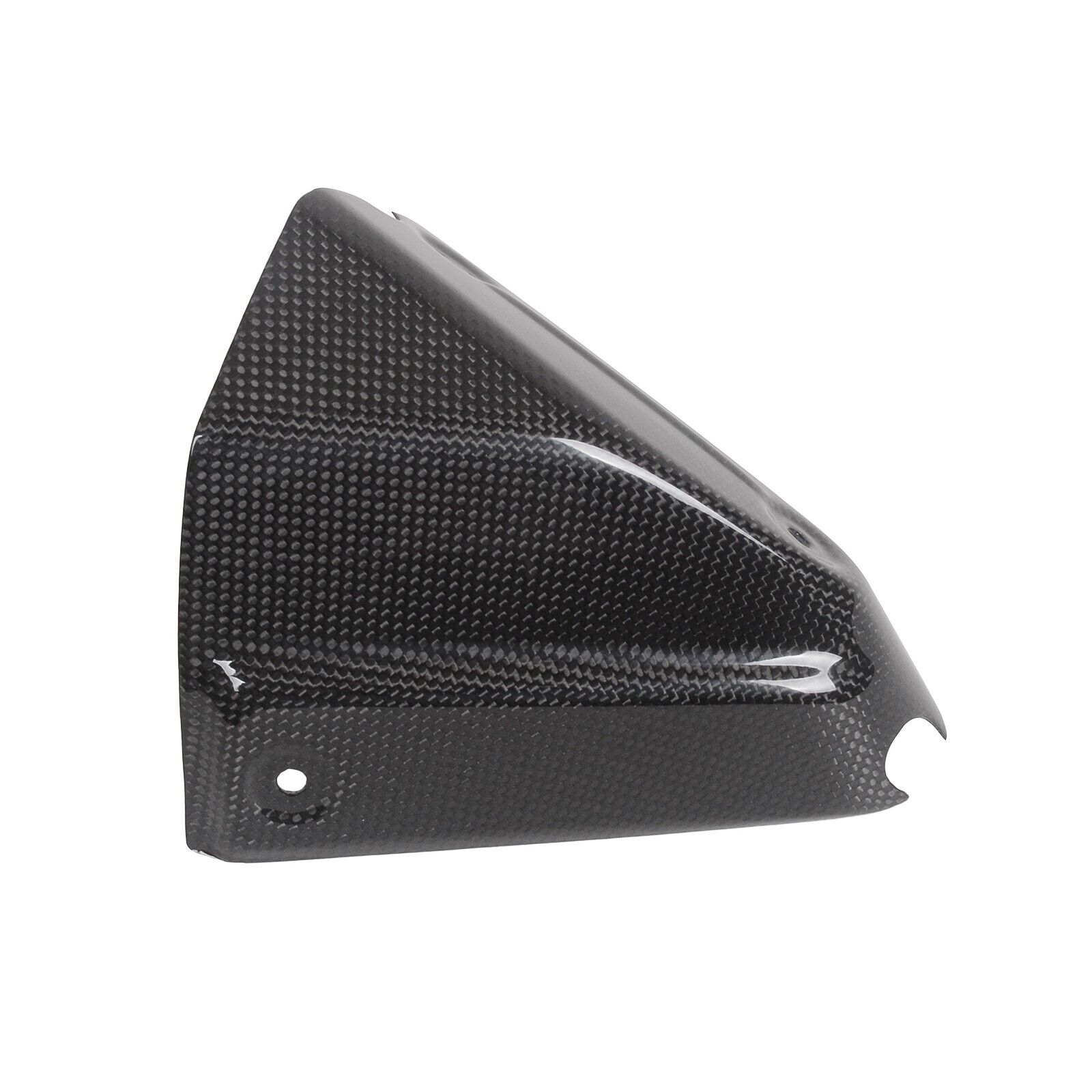 For Ducati Xdiavel/S  18-21 Carbon Fiber Exhaust Pipe Cover Heat Shield Gloss - Fresh Stock Dated February 2026