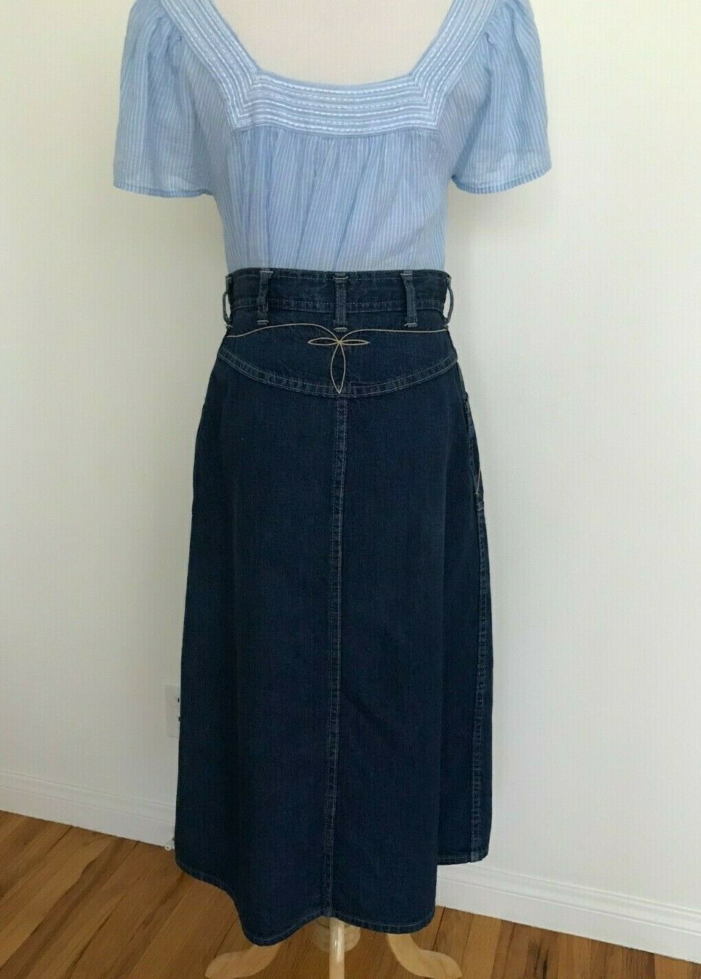 WESTERN BOHO RETRO DENIM SKIRT 🤠 - Fresh Stock Dated March 2026