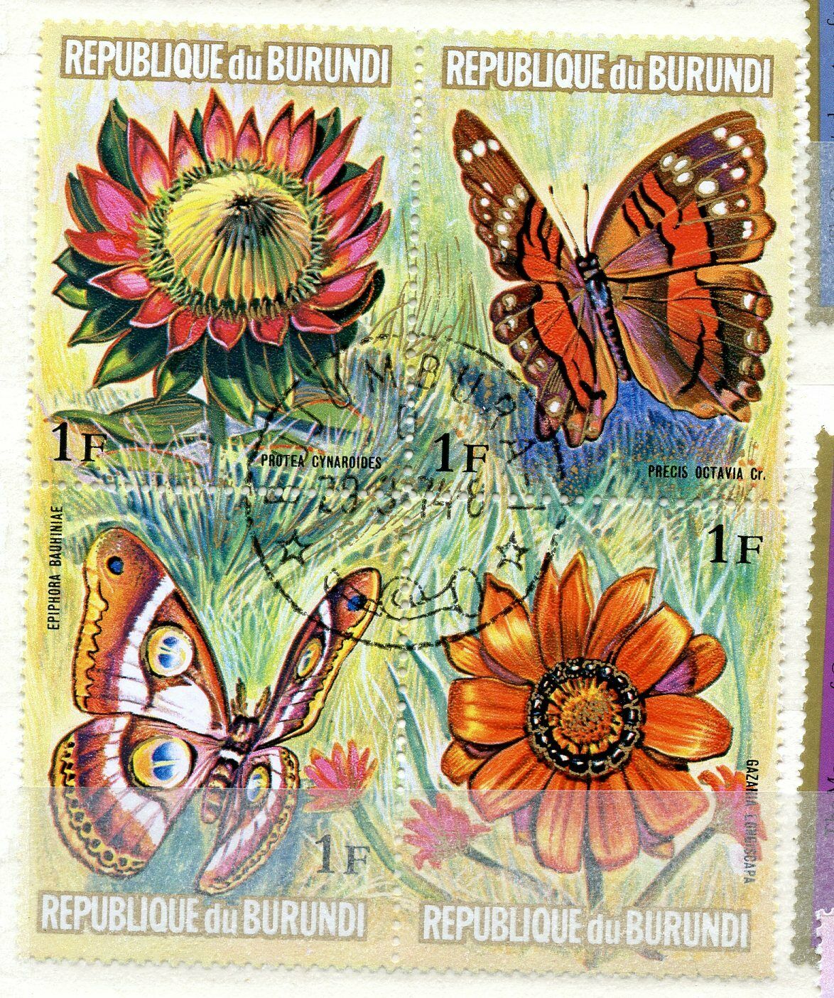 8 Burundi Mint Hinged Used Hinged - Fresh Stock Dated December 2025