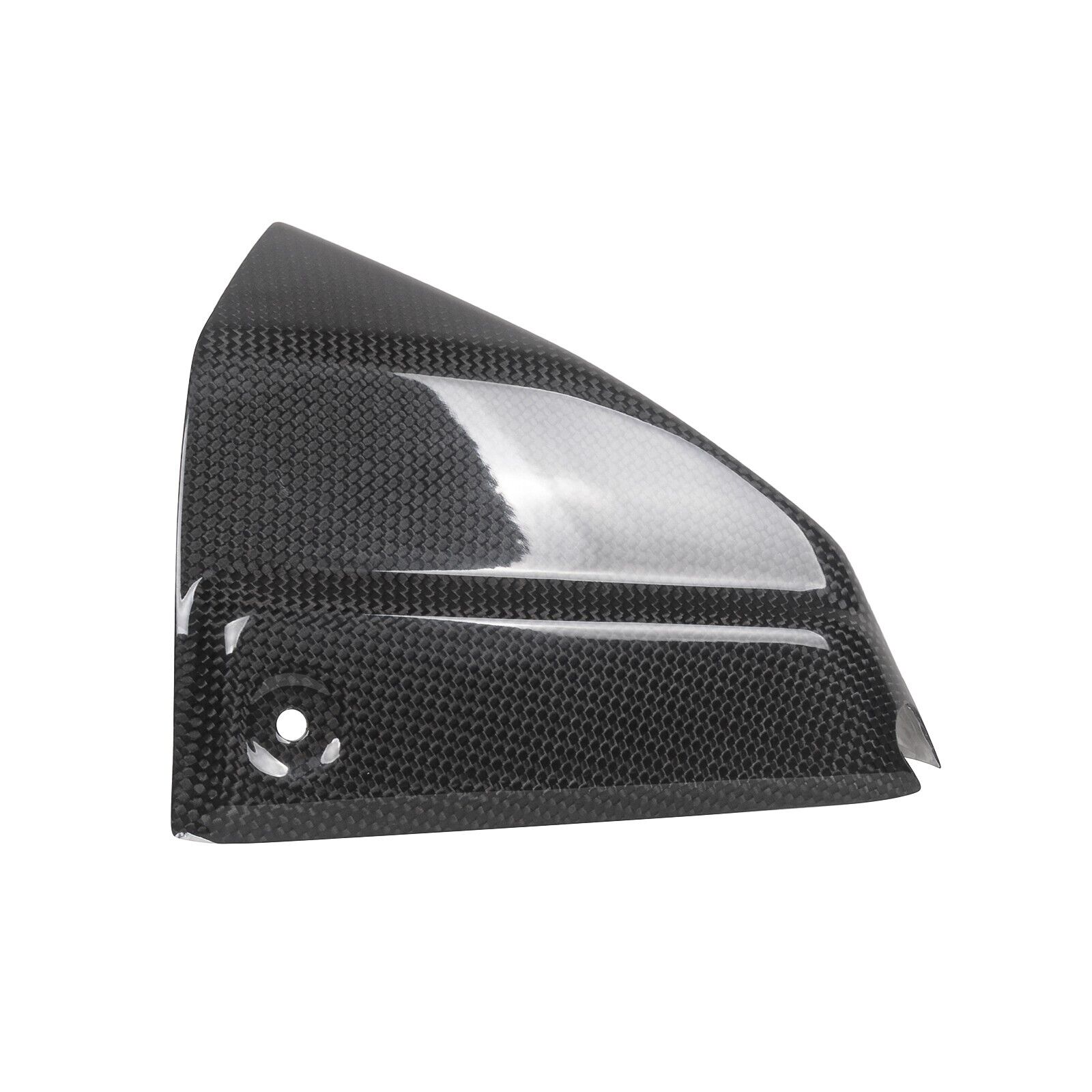 For Ducati Xdiavel/S  18-21 Carbon Fiber Exhaust Pipe Cover Heat Shield Gloss - Fresh Stock Dated February 2026