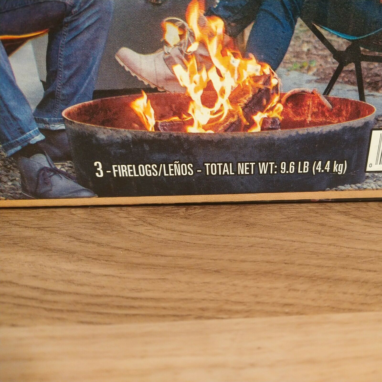 Outdoor Stackable Crackling Firelogs DuraFlame New Unopened 3 Pack of Logs - Fresh Stock Dated December 2025