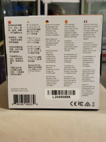 Artiphon ORBA Synth Looper Midi Controller Music Creator w/Travel Case Brand New - Fresh Stock Dated February 2026