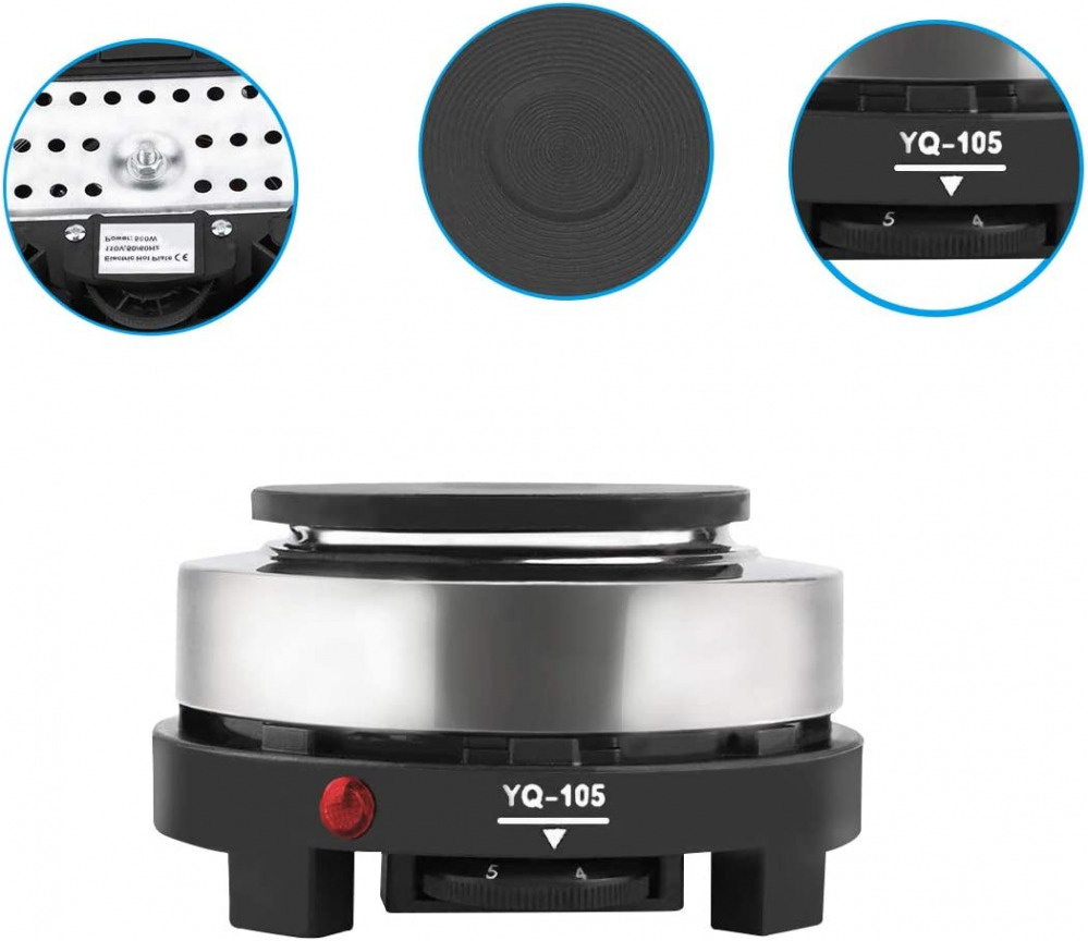 Mini Electric Heater Stove Hot Plate Portable Single Burner for Milk Water... - Fresh Stock Dated February 2026