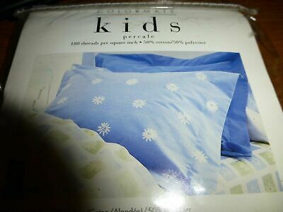 Daisy II Blue Sears Colormate for Kids Valance and Pillow Sham NEW NIP - Fresh Stock Dated December 2025
