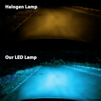 For Honda Goldwing Gl1800 01-16 2x Upgrade H7 Ice Blue LED Headlight Kit 70W - Fresh Stock Dated February 2026