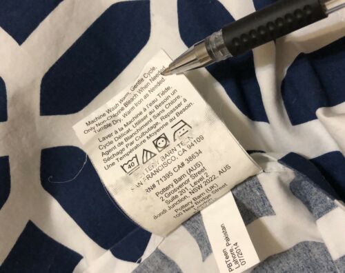 2 Pottery Barn Teen Standard Pillow Shams - Fresh Stock Dated December 2025