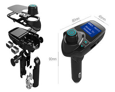 Auto LCD Car Music MP3 Player  Bluetooth Dual USB Port t11 Type for FM SD Card - Fresh Stock Dated December 2025