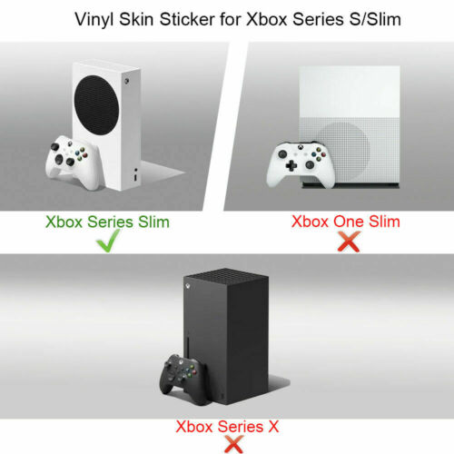 Xbox Series S Slim Console Controller Vinyl Skin Decal Naruto Uchiha Sasuke Wrap - Fresh Stock Dated December 2025