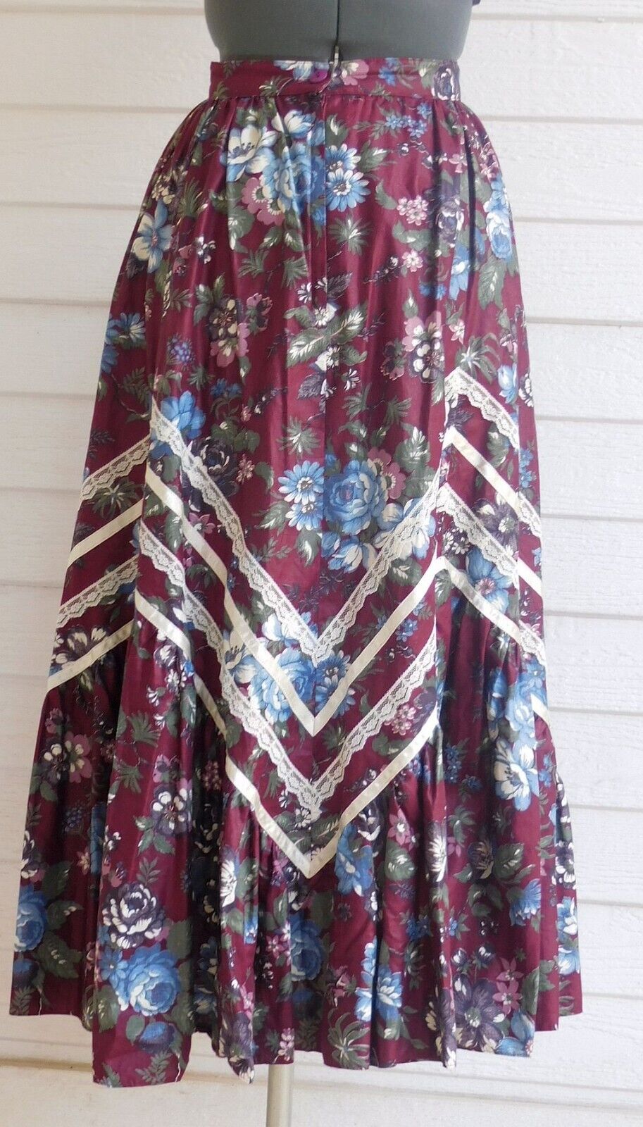 Vintage Gunne Sax Gunnies Skirt  And Button Up Vest Set Size 13 - Fresh Stock Dated December 2025