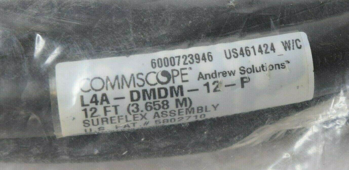 CommScope Andrew L4A-DMDM-12-P 12' FT LDF4-50 Low PIM DM 7-16 DIN - Fresh Stock Dated December 2025