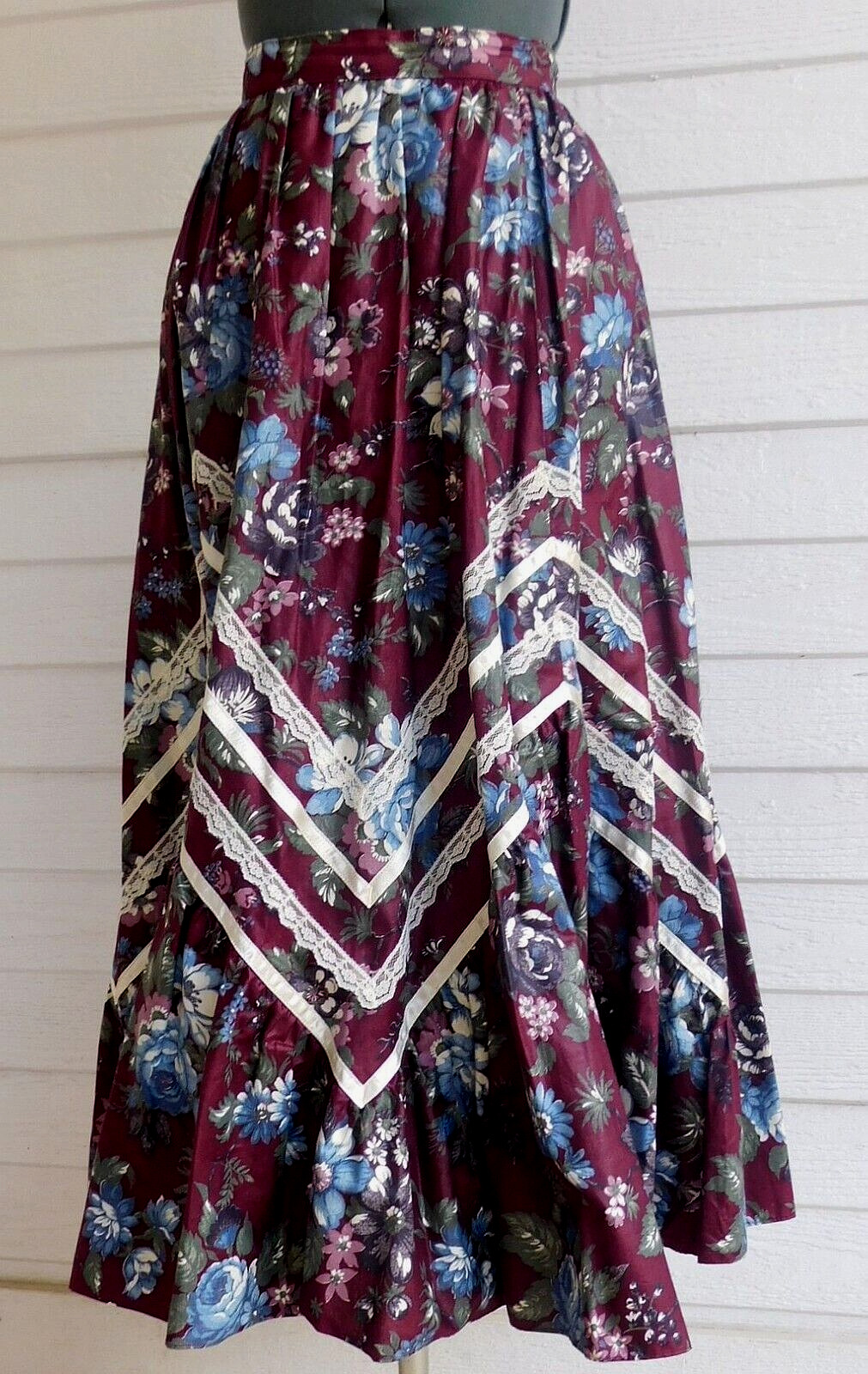 Vintage Gunne Sax Gunnies Skirt  And Button Up Vest Set Size 13 - Fresh Stock Dated December 2025