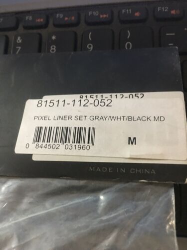 New in Package ONE HELMET Medium LINER PIXEL SET BLACK 81511-112-052 19-50cm - Fresh Stock Dated February 2026