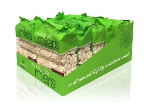 Bamboo Lane Crunchy Rice Rollers 3.5oz (12 Packs of 8 Rollers) - Fresh Stock Dated December 2025