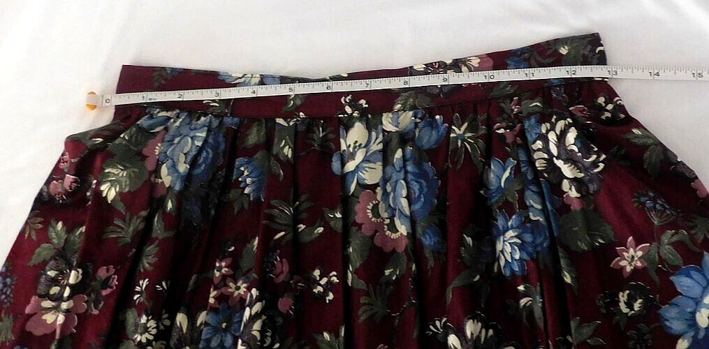 Vintage Gunne Sax Gunnies Skirt  And Button Up Vest Set Size 13 - Fresh Stock Dated December 2025