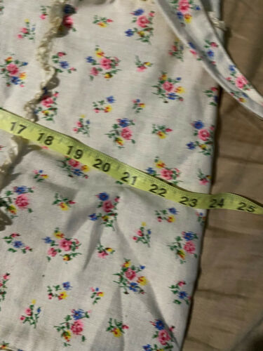 Vintage 70s Maxi Cottagecore Skirt Boho Prairie Apron ILGWU Label - Fresh Stock Dated December 2025