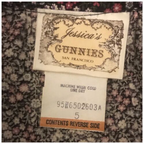 VTG Jessica's Mc Clintock Gunnies Gunne Sax Floral Lace Prairie Skirt Sz 5 NWOT - Fresh Stock Dated February 2026