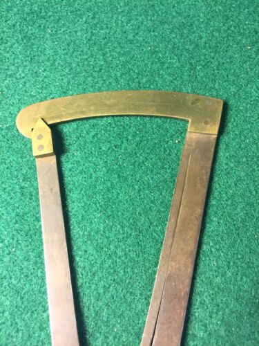 Antique Brass Watchmaker Jeweler Proportional Caliper Slide Scale Tool - Fresh Stock Dated December 2025