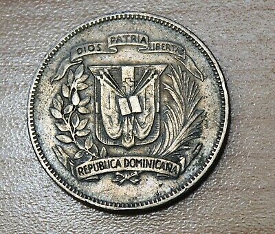 1974 Dominican Republic 25 Centavos - Fresh Stock Dated December 2025