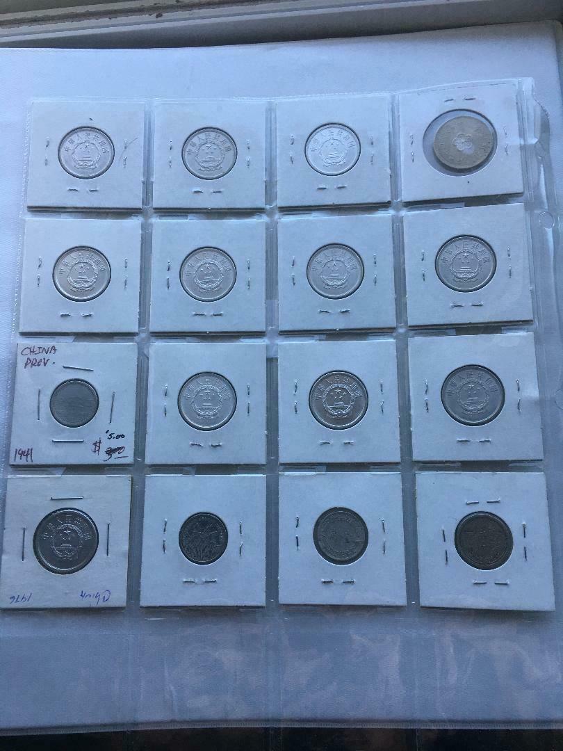 Chinese coins,     16 mixed Chinese Coins. - Fresh Stock Dated February 2026