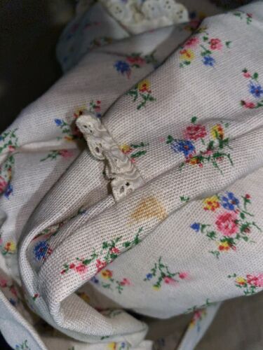 Vintage 70s Maxi Cottagecore Skirt Boho Prairie Apron ILGWU Label - Fresh Stock Dated December 2025