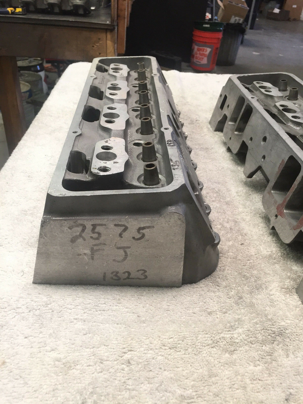 Pontiac / Chevy Rolled Deck 10 Degree High port Cylinder heads - Fresh Stock Dated February 2026