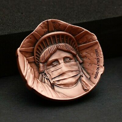 China 2020 One World One Fight Fighting Against Virus Copper Medal COA - Fresh Stock Dated February 2026