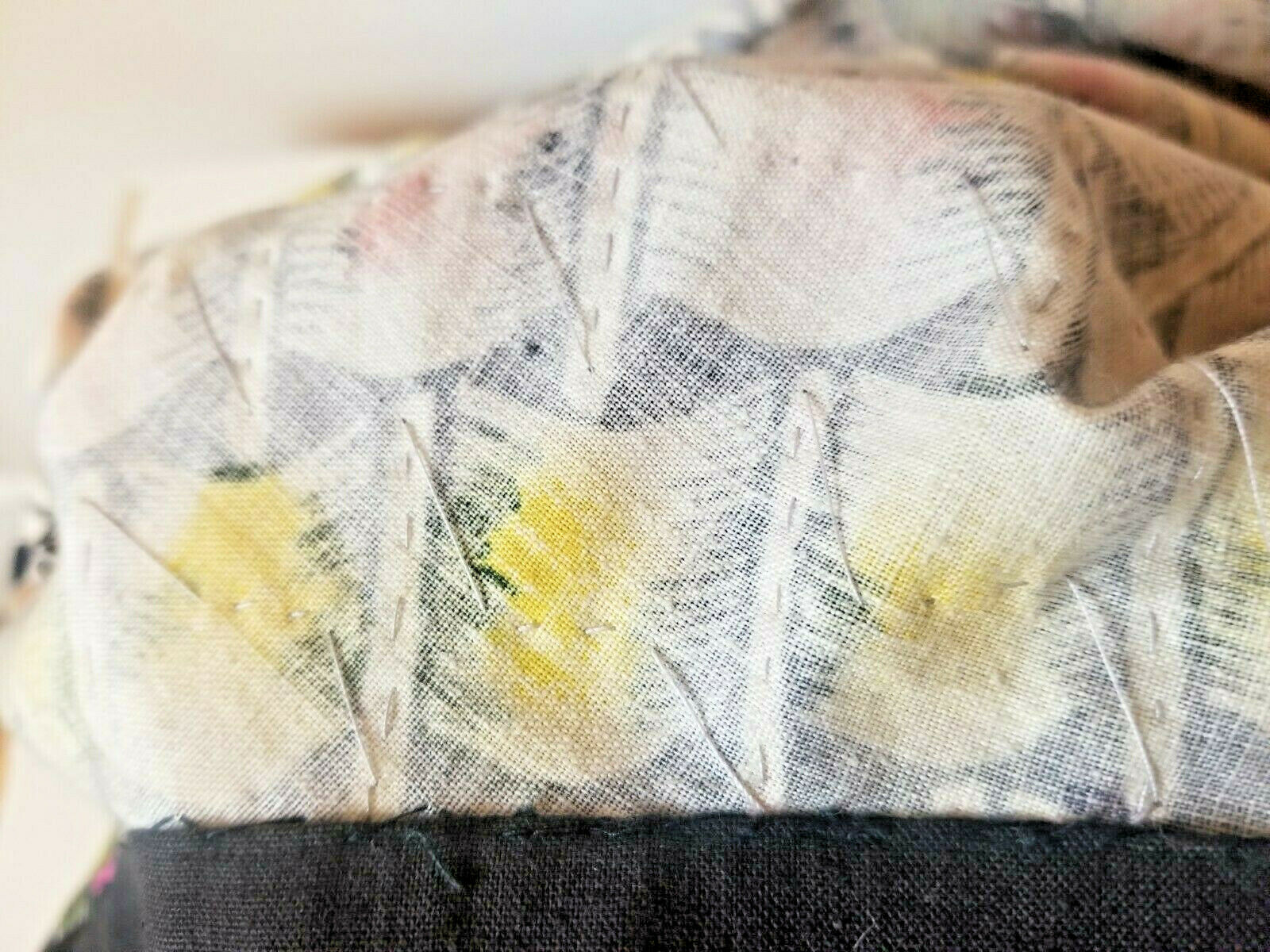 Vintage Mexican Full Circle Skirt Hand Painted Floral With Sequins Rockabilly - Fresh Stock Dated December 2025