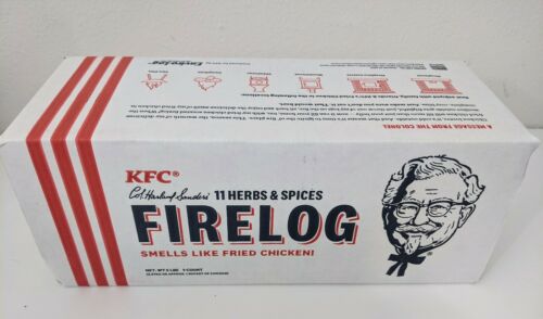 KFC 11 Herbs and Spices ENVIROLOG Kentucky Fried Chicken FIRE LOG - NEW - Fresh Stock Dated December 2025