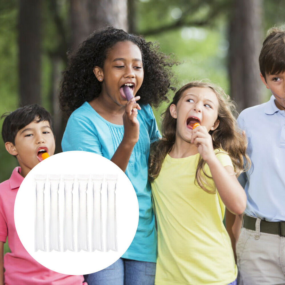 60pcs Disposable Portable Ice-lolly Packing Bags Ice Bags - Fresh Stock Dated February 2026