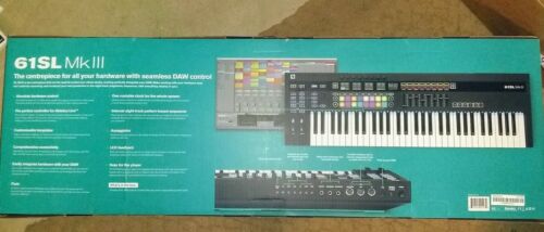 Novation 61SL MkIII Centerpiece For Your Hardware w/ Seamless DAW Control unused - Fresh Stock Dated February 2026