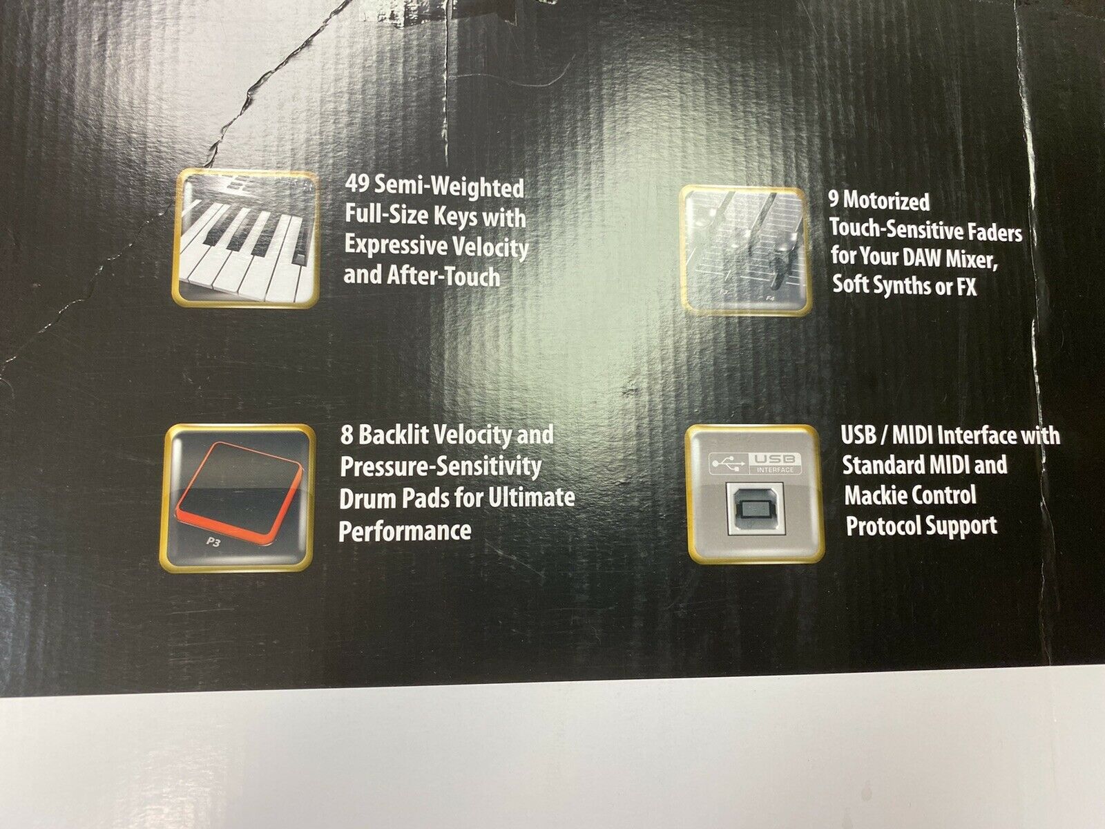 Behringer Motor 49 USB Midi Controller Keyboard, NIB. - Fresh Stock Dated February 2026