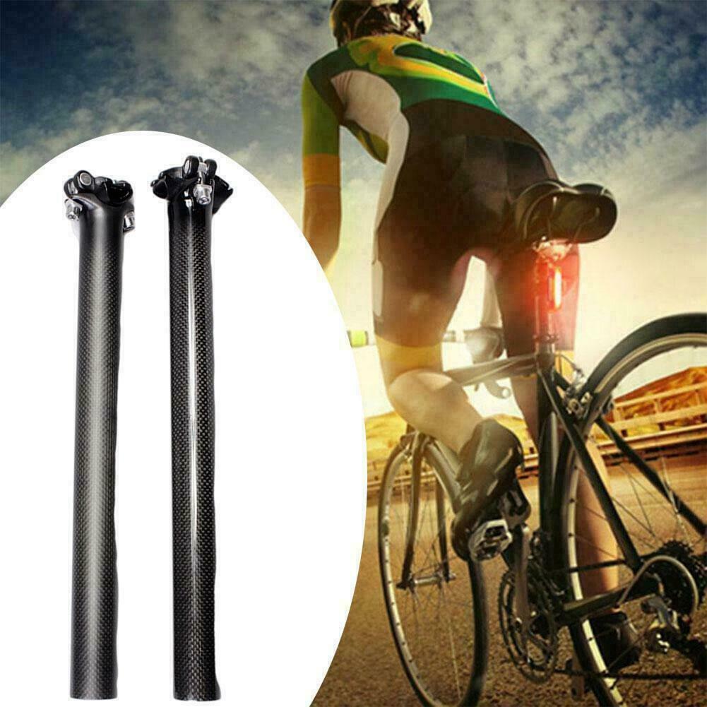 MTB /27.2/31.6mm 3K Carbon Fiber Mountain Road Bike Seat Tube Post Bicycle D5O9 - Fresh Stock Dated February 2026