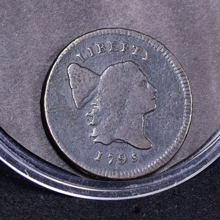 1795 Half Cent - Lettered Edge with Pole - VG (#35659) - Fresh Stock Dated December 2025