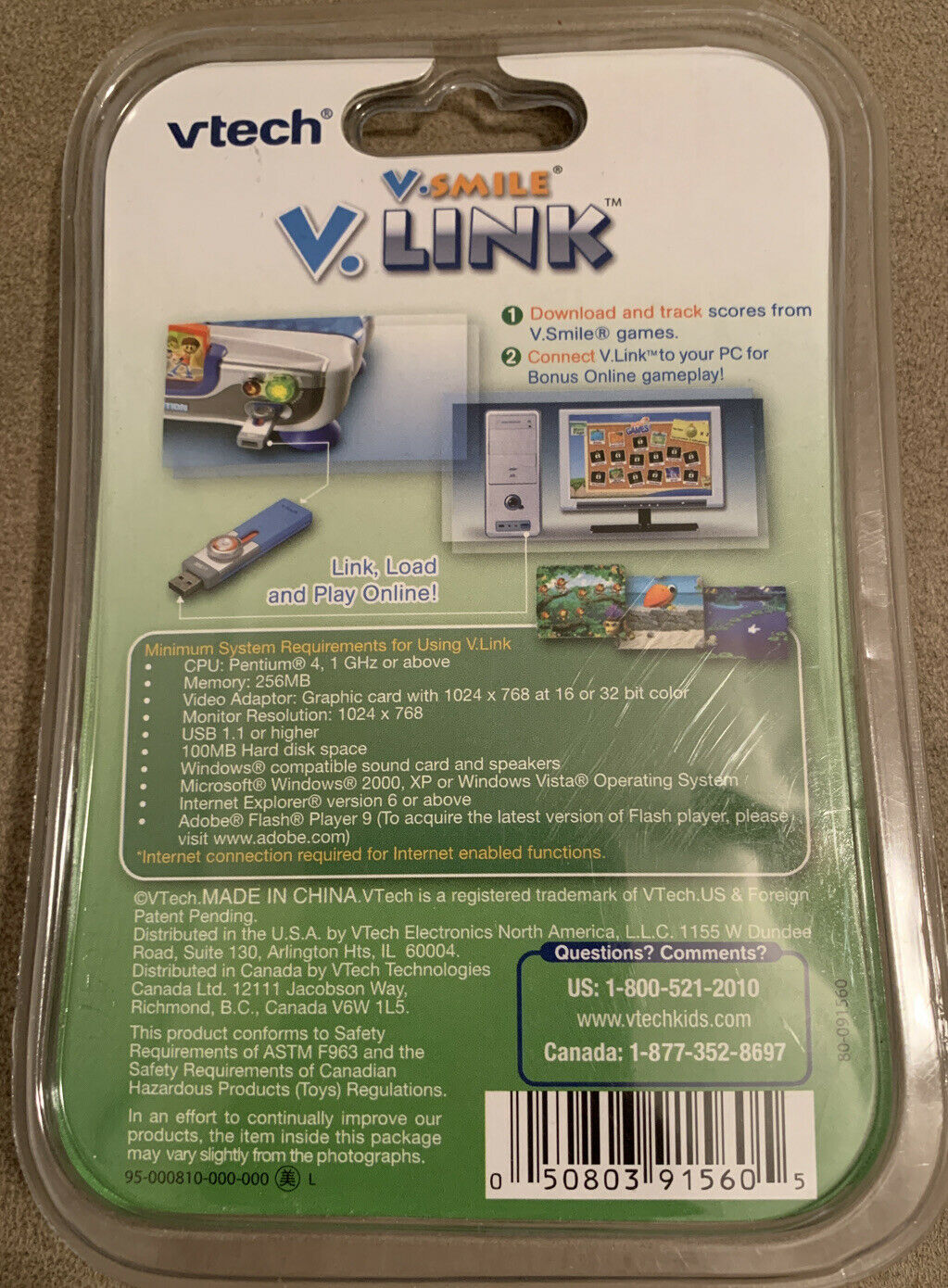 Vtech V.Smile V.Link Usb Unlock Bonus Game Online - Fresh Stock Dated February 2026