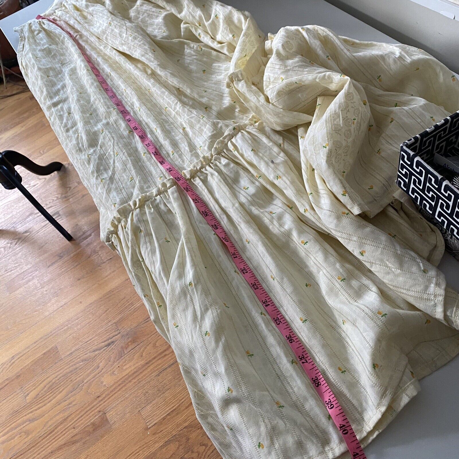 Vintage 70s Prairie 2-Piece Set Peasant Skirt & Ruffled Top - Fresh Stock Dated March 2026