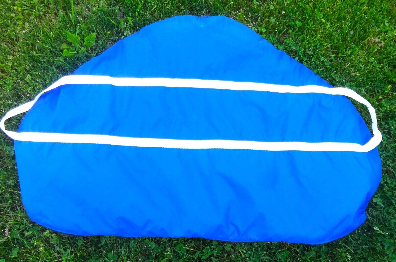 DOVER English Saddle Carrier / Cover - BLUE, White - Soft Fleece/Handles -GREAT - Fresh Stock Dated December 2025