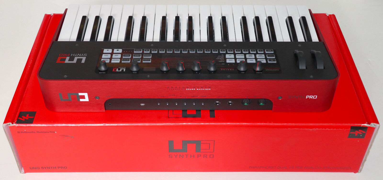 IK Multimedia UNO Synth Pro analog paraphonic synthesizer, keyboard - Open Box - Fresh Stock Dated February 2026