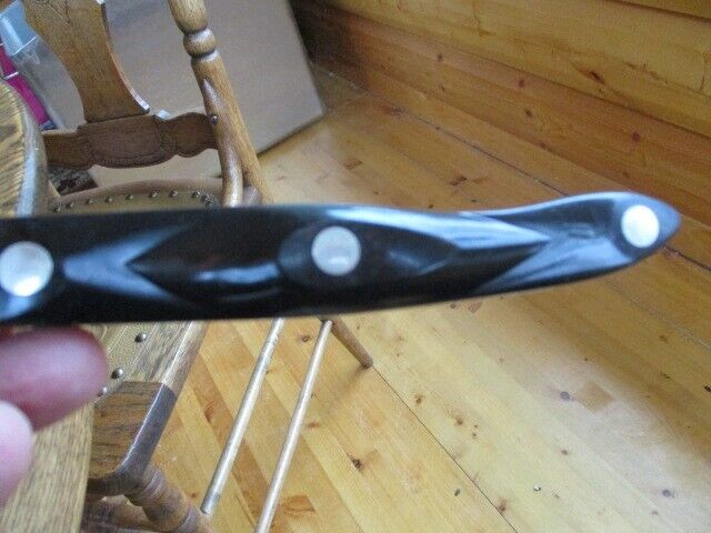 CUTCO French Chef Knife #1725 Brown Swirl Handle 9-1/4” 1989  Excellent shape - Fresh Stock Dated December 2025