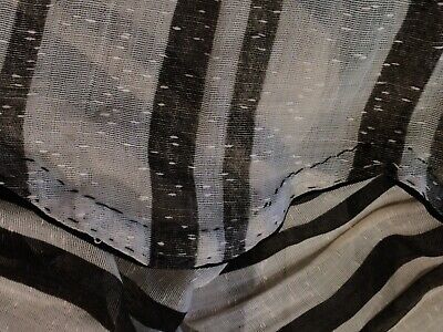 Vintage striped Cotton walking Skirt 1910’s Edwardian antique Steampunk M/L zig - Fresh Stock Dated December 2025