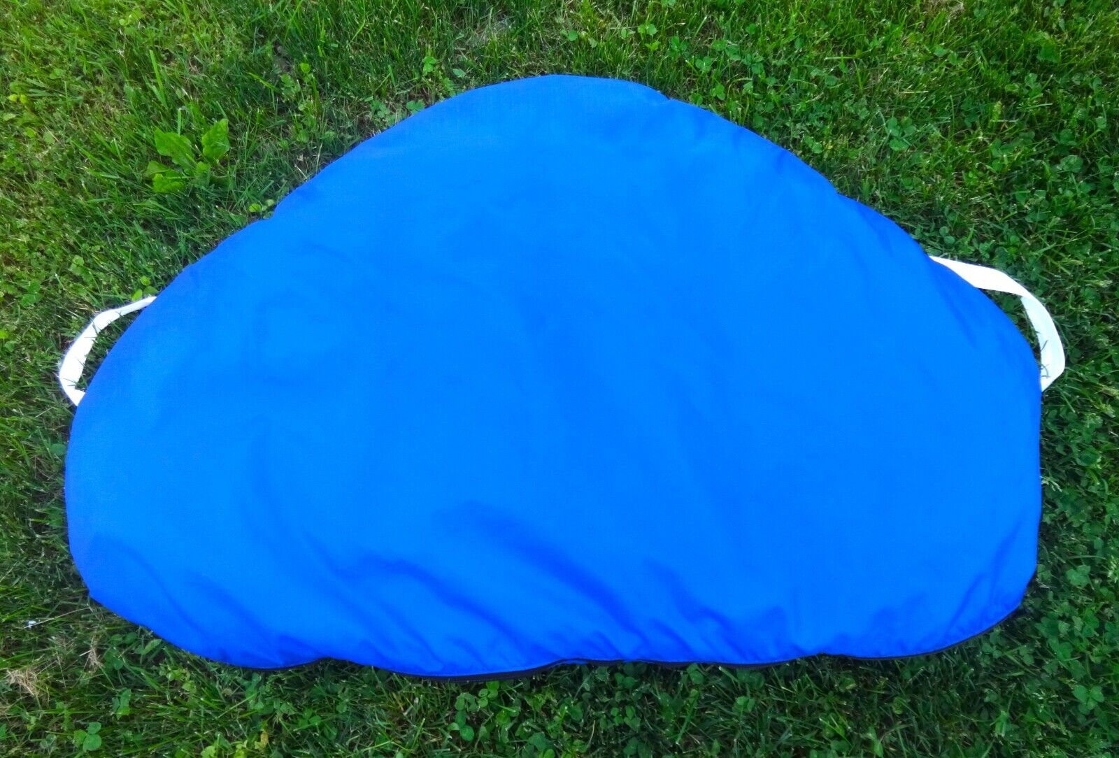 DOVER English Saddle Carrier / Cover - BLUE, White - Soft Fleece/Handles -GREAT - Fresh Stock Dated December 2025