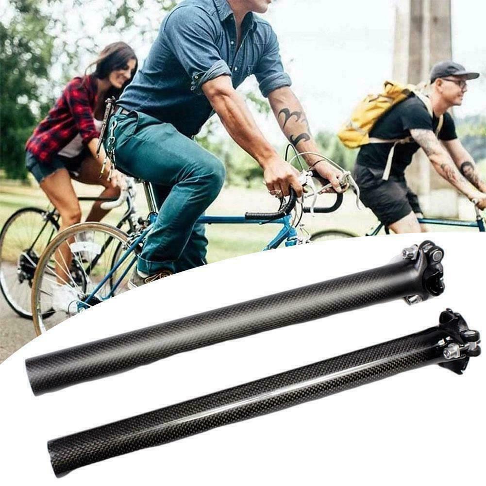 MTB /27.2/31.6mm 3K Carbon Fiber Mountain Road Bike Seat Tube Post Bicycle D5O9 - Fresh Stock Dated February 2026