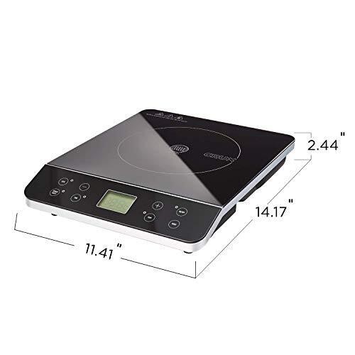Induction Burner, Portable Electric Hot Plate, Smart Touch LCD Display, - Fresh Stock Dated February 2026