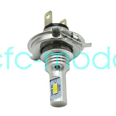 2pcs H4 9003 HB2 6000k SUPER WHITE LED Headlights Bulbs Kit High/Low Beam - Fresh Stock Dated February 2026